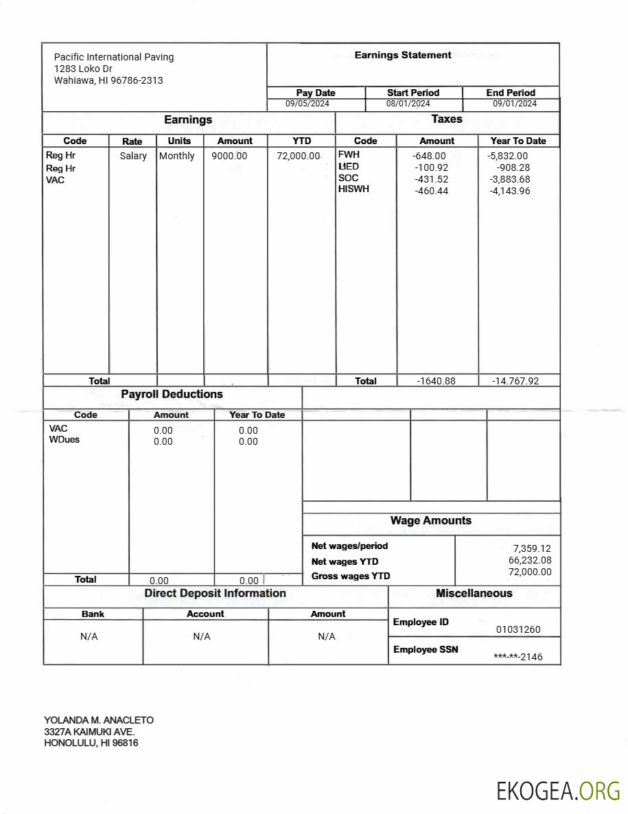 Modèle de déclaration de résultats de Pacific International Paving aux formats Word et PDF.pdf, 1